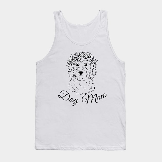 Dog mom Tank Top by Aphro art design 